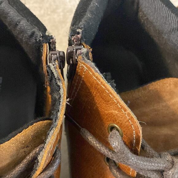 Franco Fortini Easton Brown Leather Cap Toe Boot Size 13 - Picture 10 of 10